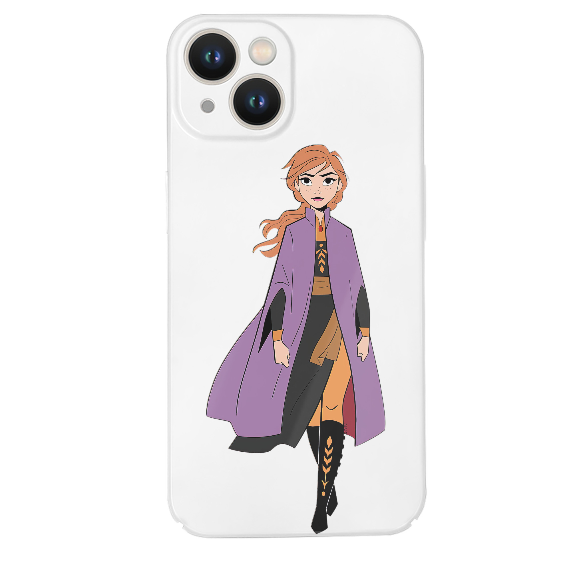 （画像用） アナと雪の女王 アンナ エルサ Frozen Anna Elsa 【iPhone 14シリーズ対応】ハードケース